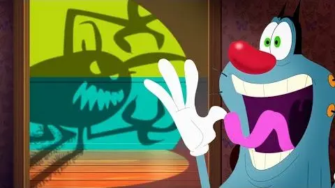 Oggy and the Cockroaches - Shadow monster (S06E62) CARTOON _ New Episodes  in HD. - Bilibili