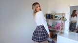 SCHOOl GIRL mini skirt try on haul! 📕🍑🔥