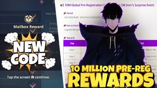 *NEW CODE* 10 MILLION PRE-REG REWARDS & FASLEY BANNED ?! - Solo Leveling Arise