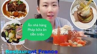 Cuộc Sống ở Pháp |Ăn nhà hàng pháp với bữa ăn tiền triệu | Cathy Gerardo