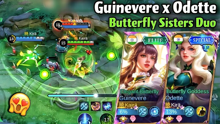 GUINEVERE X ODETTE BUTTERFLY SISTERS GAMEPLAY💚MATCHING😍