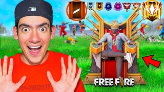 LLEGANDO a HEROICO en FREE FIRE SIN MOVERME !! | TheDonato