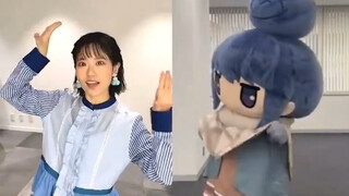 太可爱了吧！！東山奈央和志摩りん一起跳第一季op《SHINY DAYS》～