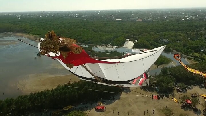 Layangan JANGGAN, Juara 1 Lomba Dhananjaya Dangin Peken Sanur