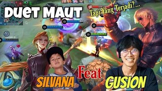 MABAR RANK BARENG ADEK GUE PAKE SILVANA DAN GUE PAKE GUSION MEMBUAT LAWAN KEWALAHAN !!