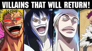 8 VILLAINS WHO WILL RETURN IN ONE PIECE DURING THE FINAL SAGA!
