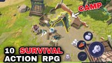 Top 10 SURVIVAL Games for Android iOS | Survival Games Like Frostborn Survival Action RPG Mobile