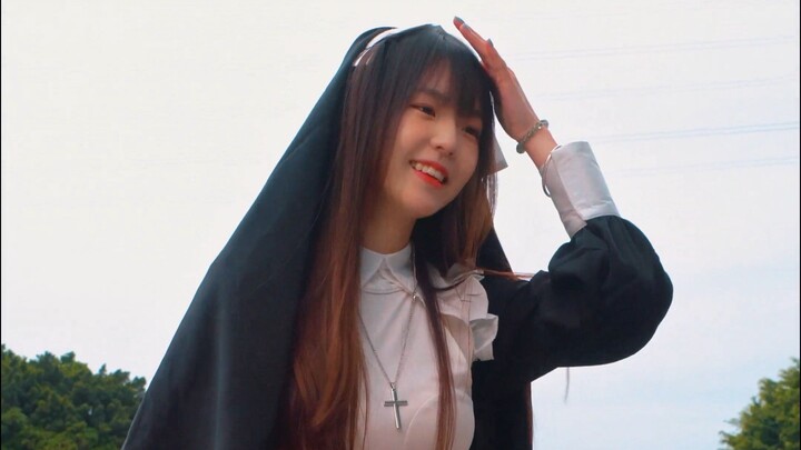 Hehe~ She’s still a nun~
