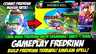 BUILD FREDRINN TERBARU + TERSAKIT❗ CARA MAIN FREDRINN HYPER❗ TUTORIAL & GAMEPLAY FREDRINN TOP GLOBAL
