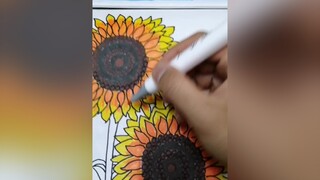 hoa hướng dương rạng rỡ vetranh vehoa vehoahuongduong drawing drawingsunflower drawingart stayhomechallenge stayhomecovid19