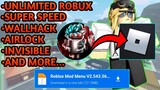 ROBLOX APK MOD MENU COM ROBUX INFINITO DE VERDADE? SPEED