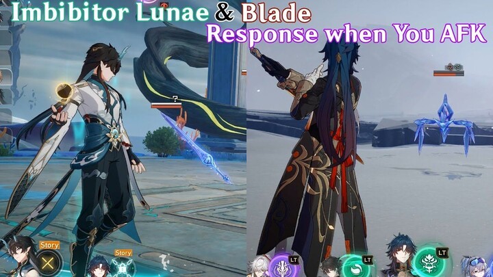 Imbibitor Lunae & Blade response when You AFK during Battle | Honkai Star Rail