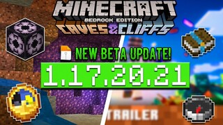 UPDATE! MCPE VERSI 1.17.20.21 NEW UPDATE | STRUCTURES + COMPAS & NEW FIX BUGS!