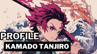 Profile Kamado Tanjiro dari anime Demon Slayer (Kimetsu no Yaiba)