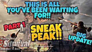 IT'S COMING SOON! THIS IS IT! BIG UPDATE! - Part 1 Last Day Rules Survival Last Island Of Survival