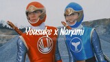 Hurricanger •『Yousuke x Nanami』- Hurricane Red x Hurricane Blue