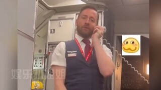 It can be seen that this is the most open time for the flight attendant