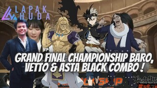 GRAND FINAL CHAMPIONSHIP ❗ BARO, VETTO & ASTA BLACK COMBO 🍀 BLACK CLOVER MOBILE