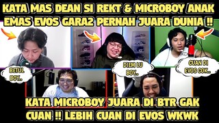 Ternyata REKT & MICROBOY Anak Emas EVOS Gara2 Pernah Juara Dunia!Kata MICROBOY Juara Di BTR Gk Cuan!