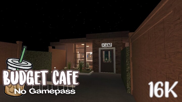 BUDGET CAFE (No Gamepass) | Bloxburg Builds