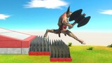 Jump Over Spikes - Animal Revolt Battle Simulator