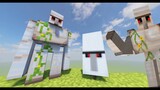 How to make an IRON GOLEM banner in Minecraft! (Loom)