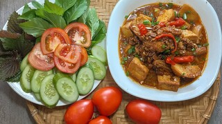 nấm kho tương. món chay nhà nông. mời cả nhà cùng ăn.