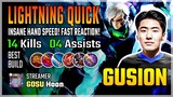 Lightning Quick! Gusion Best Build 2020 Gameplay by GOSU Hoon | Diamond Giveaway | Mobile Legends