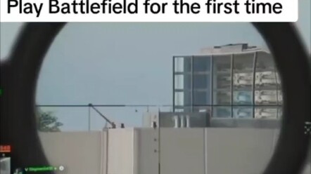 Foreign old man plays Battlefield.
