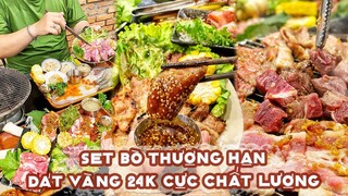 Rụng tim với SET BÒ THƯỢNG HẠNG dát vàng 24K cực chất lượng | Địa điểm ăn uống