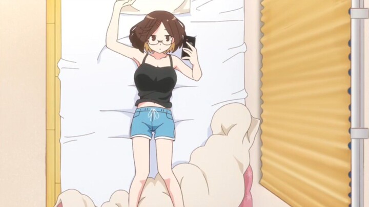 tidur keenakan di ranjang