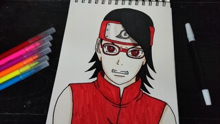 Gambar Sarada Mangekyou Sharingan !!!