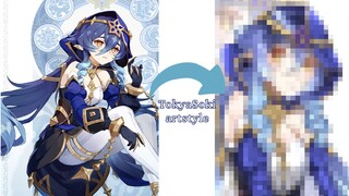 [[SPEED DRAWING LAYLA]] From Genshin Impact (tokyasoki)