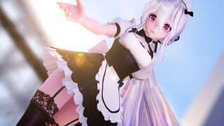 [MMD]Haku Dancing - Maid - 有頂天ビバーチェ