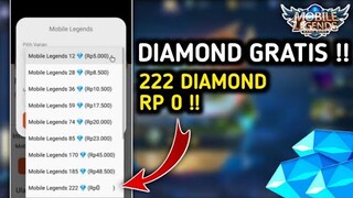 KODE RAHASIA!!! TEMPAT TOP UP DAIMOND RP 0 TERMURAH MOBILE LEGEND ML