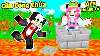 REDHOOD THỬ THÁCH 24 GIỜ GIẢI CỨU CÔNG CHÚA MỀU KHỎI VUA HEO TRONG MINECRAFT*MỀU BỊ VUA MẬP BẮT CÓC