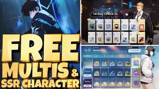 SOLO LEVELING ARISE 30MINS REROLL?!, FREE SSR CHARACTER, BATTLE PASS & FREE MULTI SUMMONS