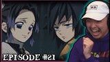 TOMIOKA VS SHINOBU?! || NEZUKO RUNS AWAY! || Demon Slayer: Kimetsu no Yaiba Episode 21 Reaction