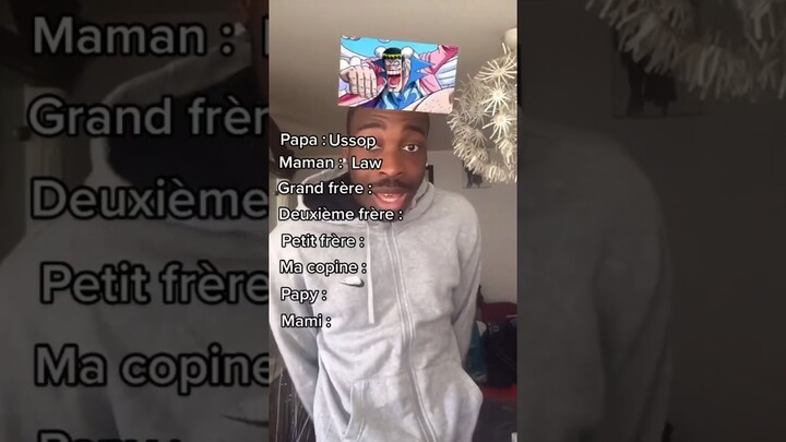 QUI EST MA FAMILLE DANS ONE PIECE ? #onepiece