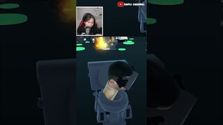 Aku menjadi FLAMETOWER SKIBIDI TOILET di game ROBLOX! Keren dan mirip parah #shorts #roblox
