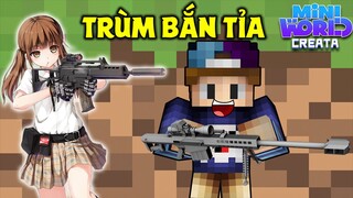 MÌNH TRỞ THÀNH TRÙM BẮN TỈA TRONG MiniWorld !! *ĐẤU TRƯỜNG SA MẠC*