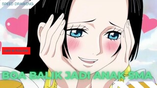 [ONE PIECE] Ratu Boa Hancock jadi Anak SMA lagi? Cantiknya bukan maen🐍