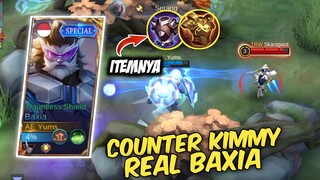 Musuh pick kimmy!? counter pake baxia!? auto geli-geli - Mobile Legends