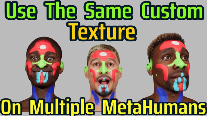 How I Create Reusable Custom Textures For MetaHuman (UE5.6)