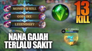 13 Kill!! Nana Gajah Terlalu Sakit!! Nana Mythical Glory - Gameplay Nana 2023