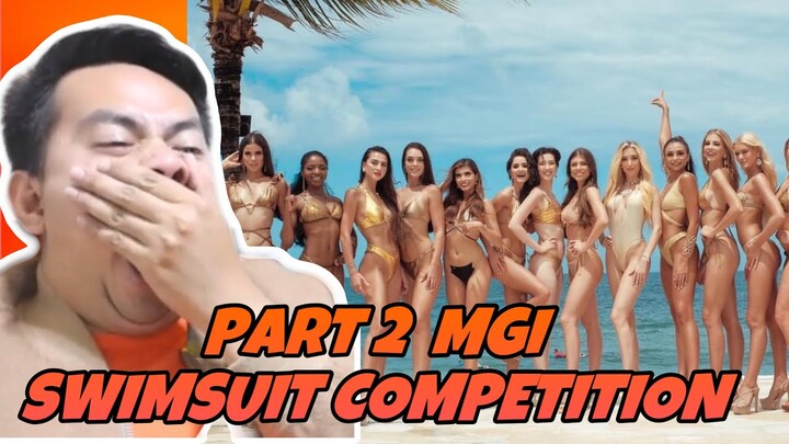 ATEBANG REACTION | PART MISS GRAND SWIMSUIT GOLDEN POOL PARTY #mgi2022
