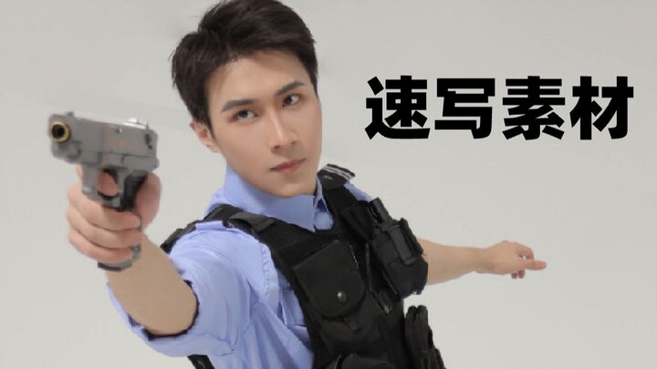 【مواد رسم سريع من رئيس الصف】 أنا حارس أمن وأعشق بسكويت الدببة الصغيرة!