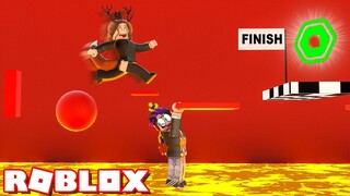 RACING MY DAUGHTER DOWN A CORRIDOR OF HELL FOR ROBUX! - ROBLOX