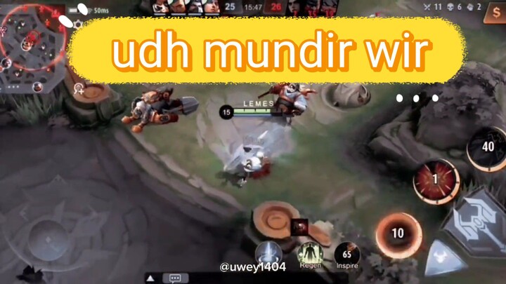 udah wir mundur gua rata in lane off don 😏 lagi sad ni🤫