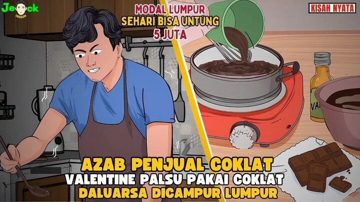AZAB PENJUAL COKLAT VALENTINE PALSU PAKAI COKLAT KADALUARSA DICAMPUR LUMPUR